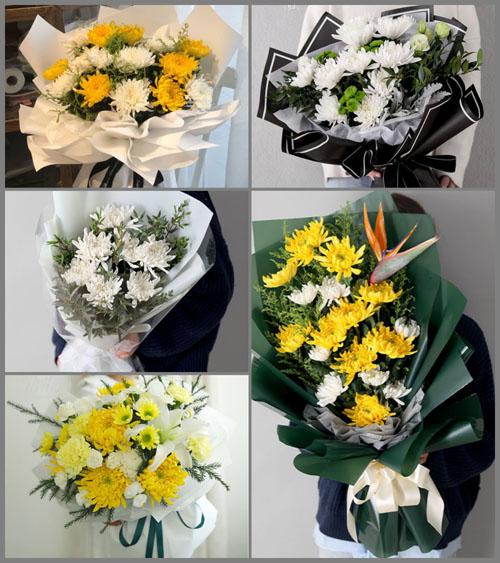 贵州毕节市大方县绿塘乡丰产二村白事花束代送